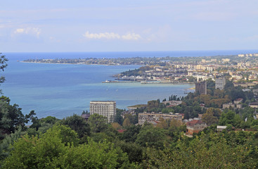 cityscape of Sukhumi - the main city of Abkhazia