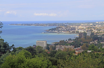 Obraz premium cityscape of Sukhumi - the main city of Abkhazia