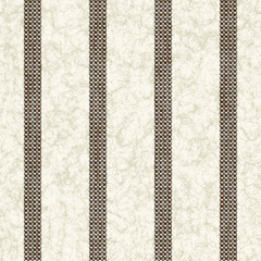 Seamless wall decor with metallic rivets