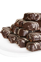 Chocolate cake cube, chocolate bar