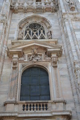 Fototapeta na wymiar Famous Milan Cathedral
