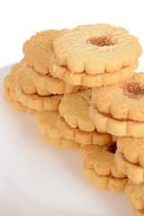 Sandwich cookies with jam