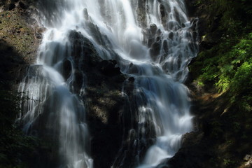 Fototapeta na wymiar 開運出世の滝　Good luck career waterfall / Sakata, Yamagata, Japan 