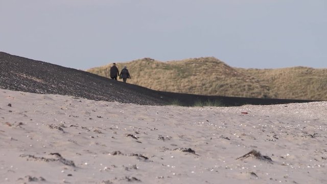 Dike near List on Sylt, Germany.