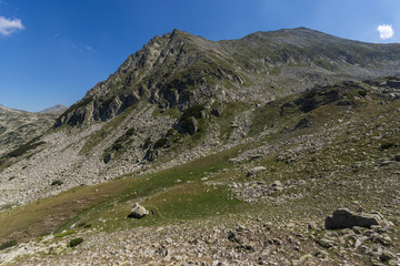 Fototapeta na wymiar Amazing Landscape From Begovitsa (goat) pass, Pirin Mountain, Bulgaria