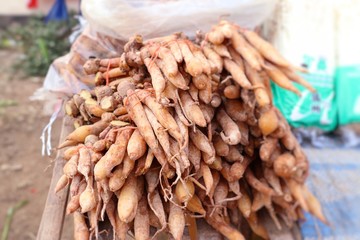 ginger root at market