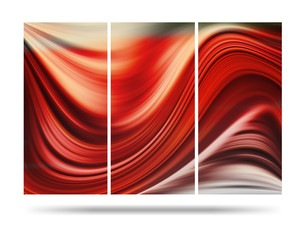 Abstract Red background  wave texture