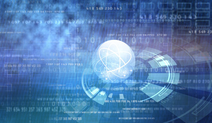 New future technology concept abstract background for business solution
