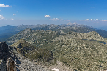 Amazing Landscape from Kamenitsa peak, Pirin Mountain, Bulgaria