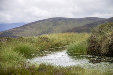 Fototapeta na wymiar Scotland landscape. Cairngorm mountains, Angus. 
