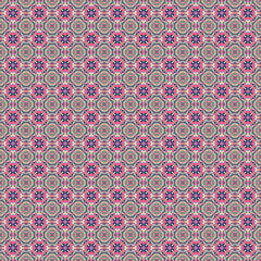 Ethnic pattern in the style of African tribes, Australian aborigines, American Indians. Seamless background for print on fabric