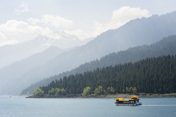 Scenery of Heaven Lake, Xinjiang of China