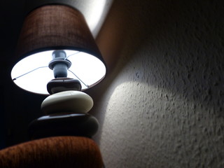 Lampe an Wand
