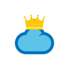 King Cloud Logo Icon Design