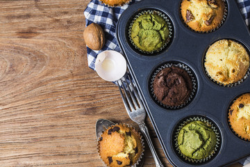 Muffin Cake, tea cake, chocolate cake, walnut cake,