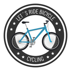 bicycle adventure seal icon