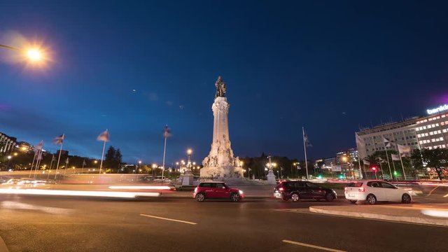 Timelapse of Marques Do Pombal square