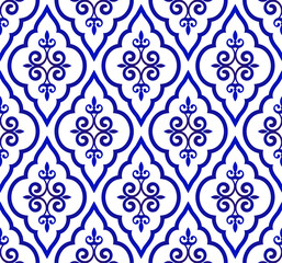 blue and white pattern vector