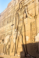 Temple of kom Ombo, located in Aswan, Egypt.