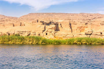 River Nile in Egypt. Life on the River Nile