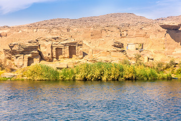 River Nile in Egypt. Life on the River Nile