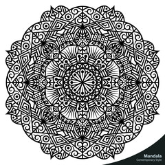 Mandala Geometric Pattern Decorative Graphic Element