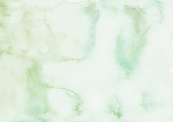 Fototapeta na wymiar Gradient green blank ink brush textured paper background