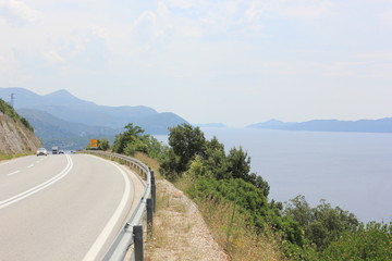 Croatia Coastline Sunset Ocean Highway Dubrovnik