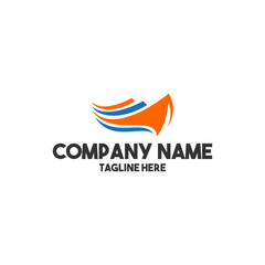 abstract yacht logo