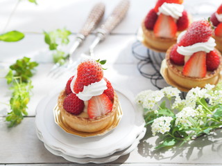 イチゴのタルト