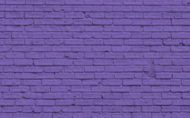 Purple brick wall for background or texture