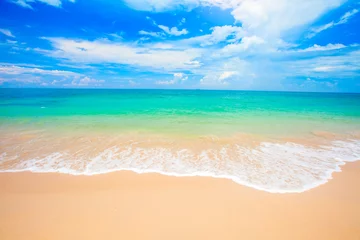 Foto op Plexiglas Strand en zee strand en tropische zee