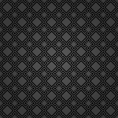 Seamless background for your designs. Modern vector dark ornament. Geometric abstract pattern