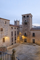 Fototapeta premium historical city center of Caceres monumental city in Extremadura, spain