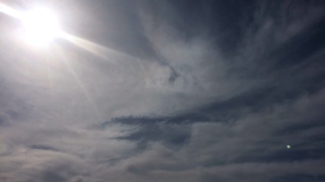 3月末札幌の空　タイムラプス　雲