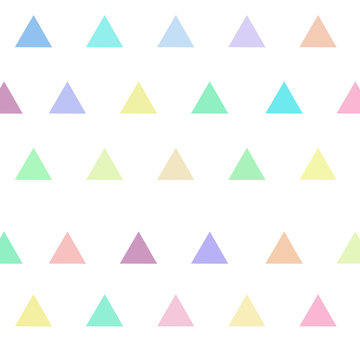 Geometric triangle with pastel color  background for printing.Creative Design Templates , illustration.