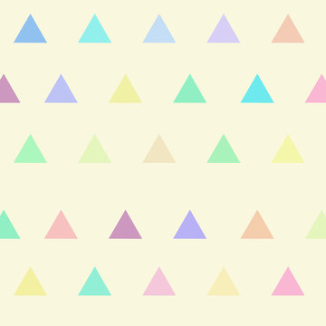 Geometric triangle with pastel color  background for printing.Creative Design Templates , illustration.