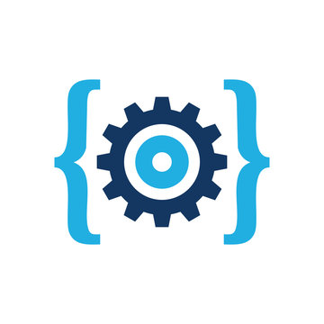 Gear Code Logo Icon Design