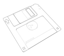 Floppy disk storage sketch