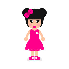 cartoon girl
