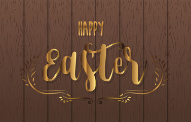 Happy Easter card. Vector illustration for Easter greeting card.