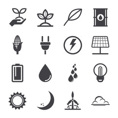 Energy Icons Set