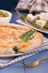 Greek spinach pie. 