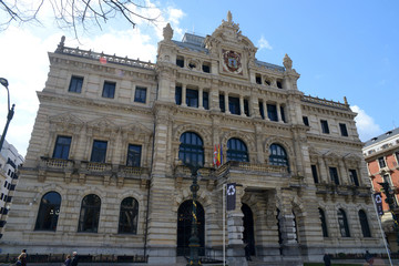 Obraz premium Palais de la Députation forale de Biscaye à Bilbao