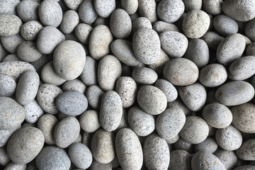 Abstract background from pebbles pattern on the beach. Natural and environment background. Picture for add text message. Backdrop for design art work.