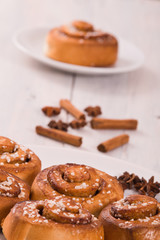 Cinnamon rolls. 