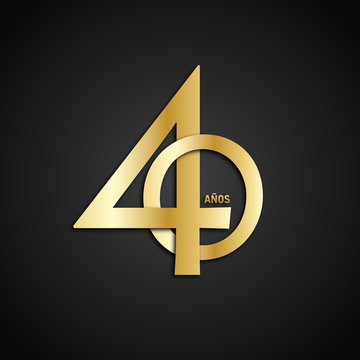 Icono 40 a&ntilde;os