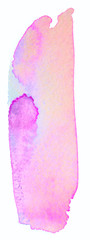 watercolor pink light transparent.