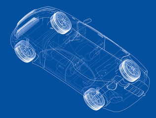 Concept car sketch