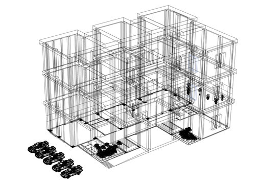 3D Building Blueprint" Images – Browse 4 Stock Photos, Vectors, and Video |  Adobe Stock